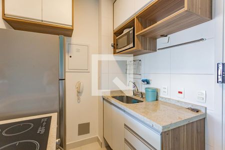 Cozinha de apartamento à venda com 1 quarto, 42m² em Vila Dom Pedro I, São Paulo