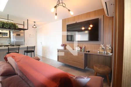 Sala de apartamento à venda com 3 quartos, 76m² em Parque das Nações, Santo André