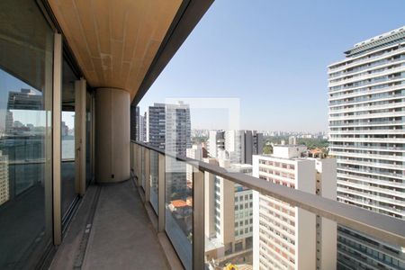 Varanda da Sala de Estar e Jantar de apartamento à venda com 3 quartos, 232m² em Pinheiros, São Paulo