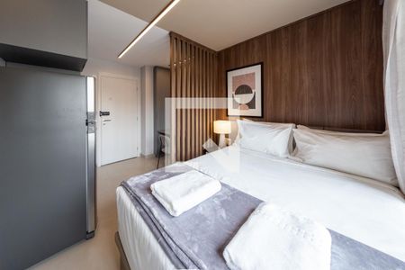 Sala/Quarto de apartamento à venda com 1 quarto, 21m² em Campo Belo, São Paulo