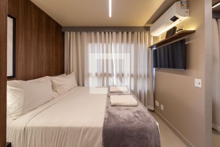 Sala/Quarto de apartamento à venda com 1 quarto, 21m² em Campo Belo, São Paulo