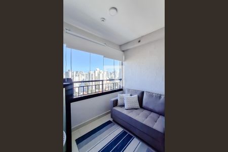 Varanda de kitnet/studio para alugar com 1 quarto, 32m² em Ipiranga, São Paulo