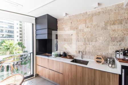 Varanda gourmet de apartamento à venda com 3 quartos, 201m² em Residencial Tambore Iii, Santana de Parnaíba