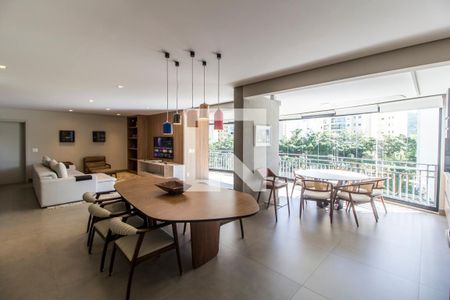 Sala de apartamento à venda com 3 quartos, 201m² em Residencial Tambore Iii, Santana de Parnaíba