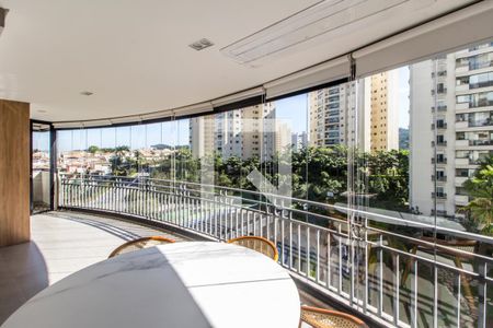 Varanda gourmet de apartamento à venda com 3 quartos, 201m² em Residencial Tambore Iii, Santana de Parnaíba