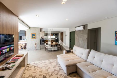 Sala de apartamento à venda com 3 quartos, 201m² em Residencial Tambore Iii, Santana de Parnaíba