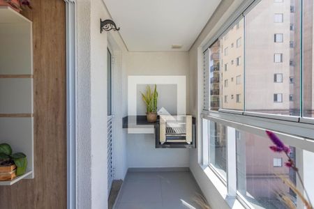 Varanda da Sala de apartamento à venda com 2 quartos, 53m² em Centro, Diadema