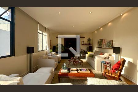 Sala de TV de apartamento à venda com 3 quartos, 165m² em Cerqueira César, São Paulo