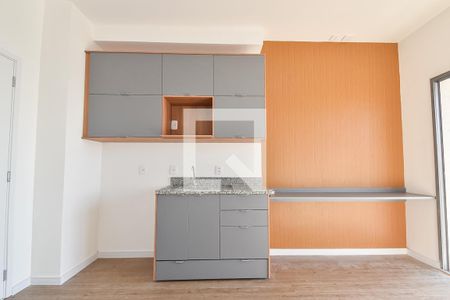 Sala/cozinha de apartamento para alugar com 1 quarto, 29m² em Liberdade, São Paulo