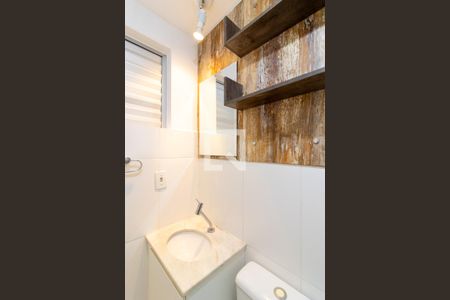 Banheiro da Suíte de apartamento à venda com 2 quartos, 48m² em Vila 31 de Março, Campinas