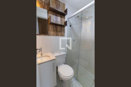 Banheiro da Suíte de apartamento à venda com 2 quartos, 48m² em Vila 31 de Março, Campinas