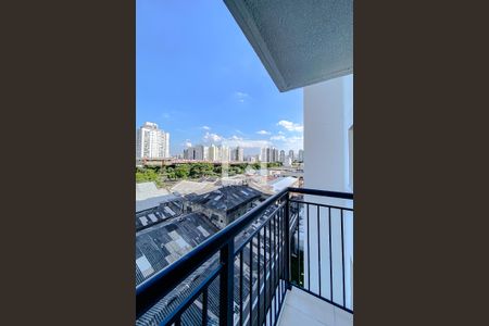 Varanda da Sala de apartamento para alugar com 1 quarto, 30m² em Brás, São Paulo