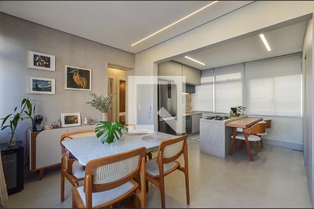 Sala Ambientes de apartamento para alugar com 2 quartos, 65m² em Santo Antônio, Belo Horizonte