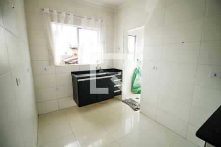 Cozinha de casa de condomínio para alugar com 2 quartos, 68m² em Sítio do Campo, Praia Grande