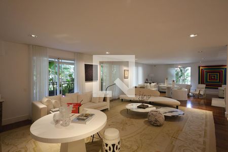 Sala  de apartamento à venda com 4 quartos, 407m² em Jardim Guedala, São Paulo
