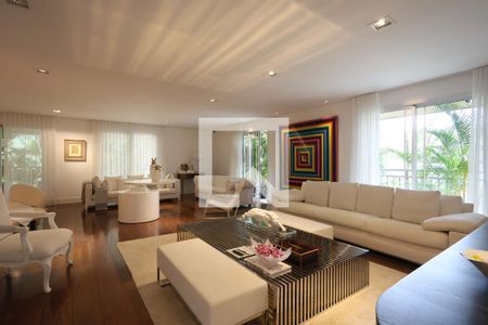 Sala  de apartamento à venda com 4 quartos, 407m² em Jardim Guedala, São Paulo