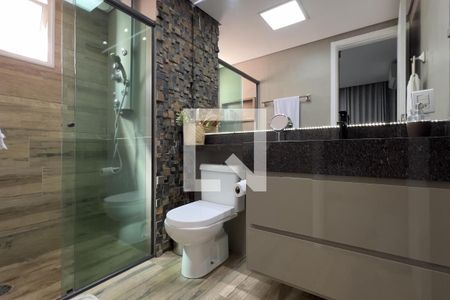 Banheiro da Suíte 1 de apartamento à venda com 2 quartos, 110m² em Vila Leonor, Guarulhos