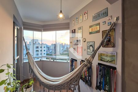 Varanda da Sala e quarto de apartamento para alugar com 3 quartos, 95m² em Nova Petrópolis, São Bernardo do Campo