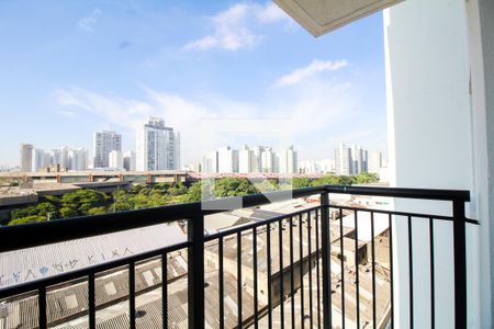 Varanda de kitnet/studio para alugar com 1 quarto, 27m² em Brás, São Paulo