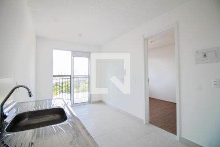 Sala/Cozinha de kitnet/studio para alugar com 1 quarto, 27m² em Brás, São Paulo