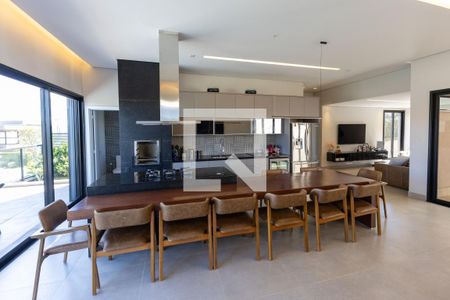 Sala de Jantar de casa de condomínio à venda com 4 quartos, 526m² em Alphaville - Lagoa dos Ingleses, Nova Lima