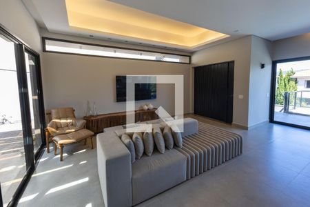 Sala de TV 1 de casa de condomínio à venda com 4 quartos, 526m² em Alphaville - Lagoa dos Ingleses, Nova Lima