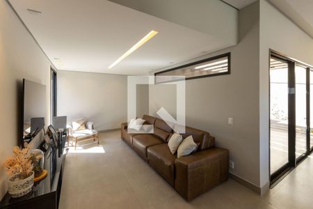 Sala de TV 2 de casa de condomínio à venda com 4 quartos, 526m² em Alphaville - Lagoa dos Ingleses, Nova Lima