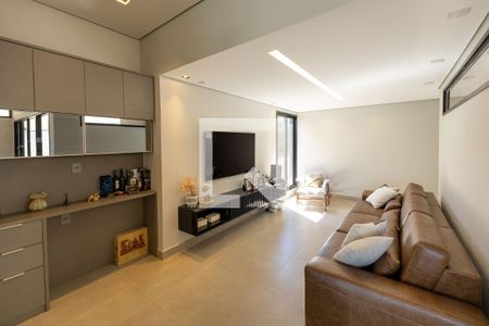 Sala de TV 2 de casa de condomínio à venda com 4 quartos, 526m² em Alphaville - Lagoa dos Ingleses, Nova Lima