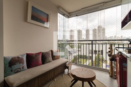 Varanda da Sala de apartamento à venda com 2 quartos, 74m² em Vila da Saúde, São Paulo