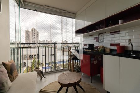Varanda da Sala de apartamento à venda com 2 quartos, 74m² em Vila da Saúde, São Paulo