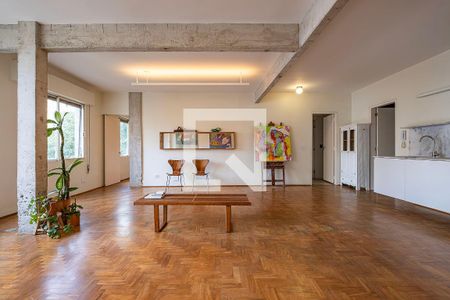 Sala/Cozinha de apartamento para alugar com 2 quartos, 92m² em Cerqueira César, São Paulo