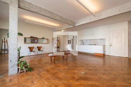 Sala/Cozinha de apartamento para alugar com 2 quartos, 92m² em Cerqueira César, São Paulo