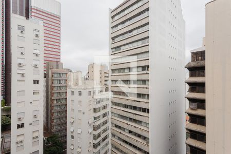 Vista da Sala de apartamento para alugar com 1 quarto, 55m² em Cerqueira César, São Paulo