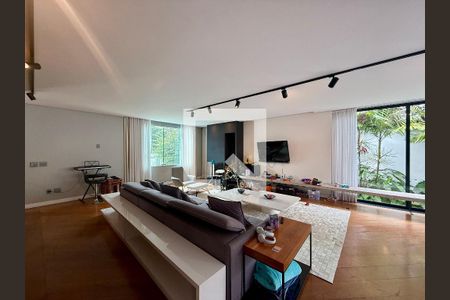 Sala de casa de condomínio à venda com 4 quartos, 397m² em Brooklin, São Paulo