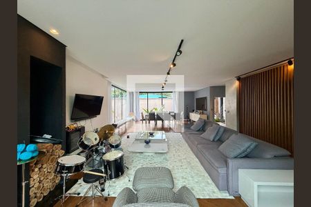 Sala de casa de condomínio à venda com 4 quartos, 397m² em Brooklin, São Paulo