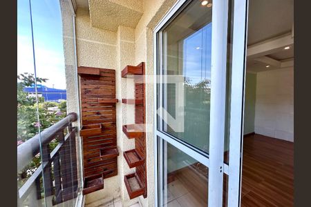 Varanda da Sala de apartamento para alugar com 2 quartos, 48m² em Jardim Albertina, Guarulhos