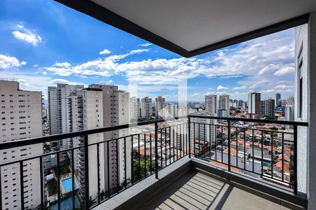 Varanda da Sala de kitnet/studio à venda com 1 quarto, 39m² em Belenzinho, São Paulo