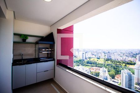 Varanda da Sala de apartamento para alugar com 1 quarto, 47m² em Parque Campolim, Sorocaba
