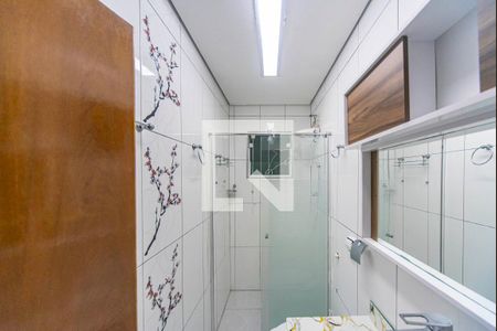 Banheiro Social de casa para alugar com 2 quartos, 90m² em Campestre, Santo André