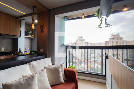 Sala de apartamento para alugar com 1 quarto, 27m² em Barra Funda, São Paulo