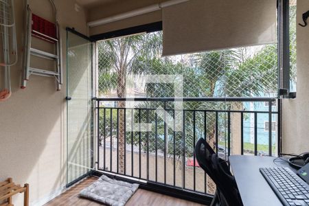 Varanda da Sala de apartamento à venda com 2 quartos, 49m² em Jardim Celeste, São Paulo