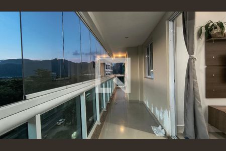 Varanda  de apartamento à venda com 3 quartos, 101m² em Recreio dos Bandeirantes, Rio de Janeiro