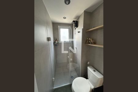 Banheiro  de apartamento à venda com 1 quarto, 29m² em Jardim Caravelas, São Paulo