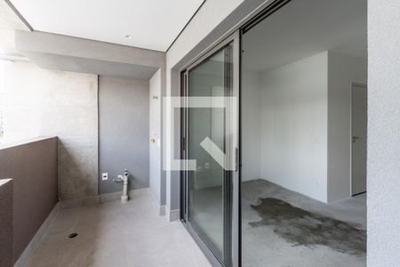 Varanda de kitnet/studio à venda com 1 quarto, 46m² em Pompeia, São Paulo