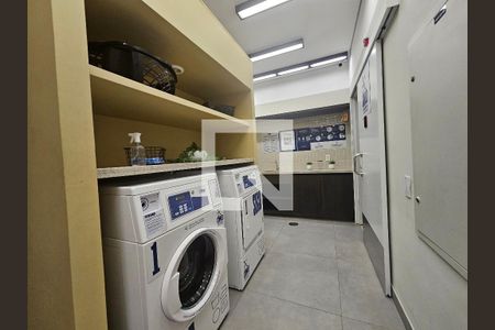 Lavanderia de kitnet/studio para alugar com 1 quarto, 26m² em Santo Amaro, São Paulo