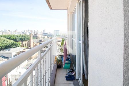 Varanda de apartamento à venda com 1 quarto, 35m² em Brás, São Paulo