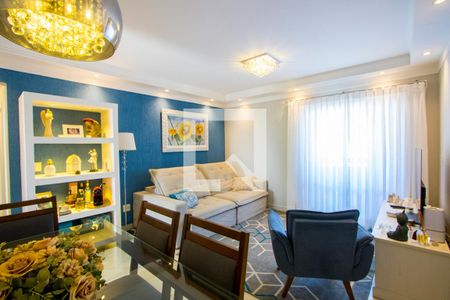 Sala de apartamento à venda com 3 quartos, 90m² em Pinheirinho, Santo André