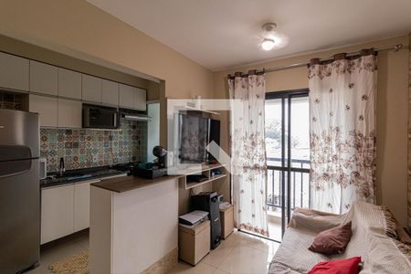 Sala/Cozinha/Área de Serviço de apartamento à venda com 2 quartos, 47m² em Jardim Brasil, São Paulo