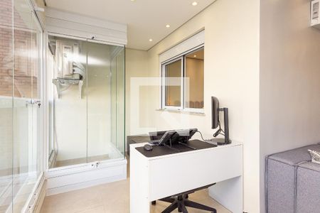 Sala de apartamento para alugar com 1 quarto, 50m² em Indianópolis, São Paulo