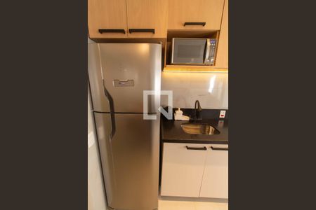 Sala e Cozinha de apartamento para alugar com 1 quarto, 36m² em Liberdade, São Paulo